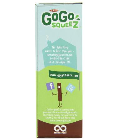 GoGo squeeZ Apple Cinnamon Snacks - Gluten Free  Vegan Kids Applesauce (4 Pouches) - Tasty & Nut-Free! - Buy Online on GoSupps.com