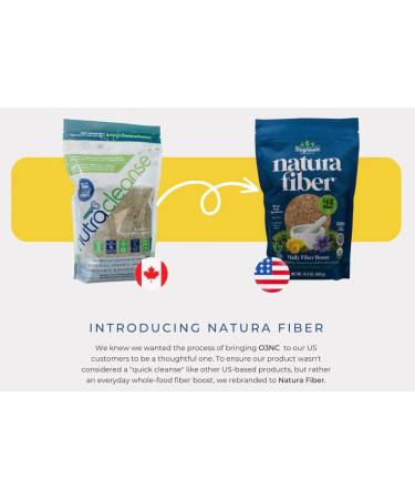 Natura Fiber: Organic Plant-Based Fiber Powder Supplement - All-Natural Ingredients, No Artificial Colors or Flavors - Buy Online on GoSupps.com