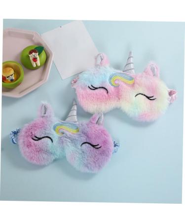 Optimized Meta Title: "Buy 3pcs Unicorn Eye Patch - Cute Cartoon Sleep Masks for Kids | Plush Travel Sleeping Blindfolds - International Shipping Available - Buy Online on GoSupps.com