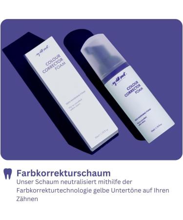 My White Secret V34 Colour Correction Foam for Teeth Whitening - 50ml | International Shipping Available - Buy Online on GoSupps.com