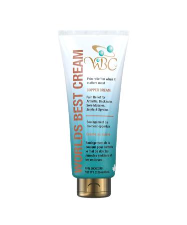 Worlds Best Cream Natural Arthritis Pain Relief Cream using the Power of Copper (65 ml (Pack of 1))