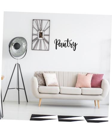 Alipis 1set Wrought Iron Wall Hanging Wedding Decorations Para De Pared Sign Wall Decor Household Pantry - Buy Online on GoSupps.com