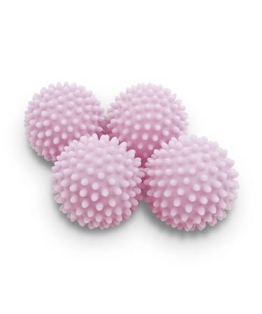 Dryer Balls 4 Pack - Non-Toxic Reusable Dryer Balls (Light Purple)