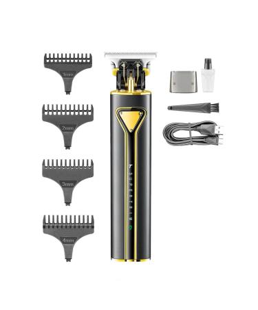 Hair Clippers for Men Hair Trimmer Professional Hair Clipper Two-Speed Adjustment Beard Trimmer Cordless Electric Hair Trimmer for Men(Color:Gold)