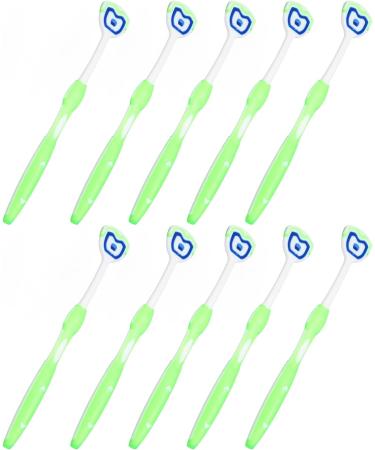 Verdant Touch TungScrapper Tongue Scraper - Ergonomic Silicone Tongue Cleaner for Fresh Breath & Plaque Removal - 10 Pack - Buy Online on GoSupps.com