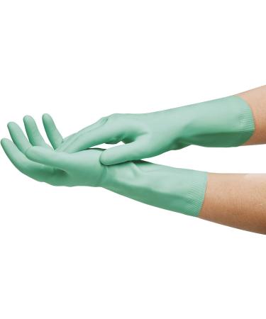 Spontex Daily Care Household Gloves | 100% FSC-Certified Latex | Recycled Cotton Lining | Size M (7-7.5) | Ideal for Plaster & Care Work - Buy Internationally! - Buy Online on GoSupps.com
