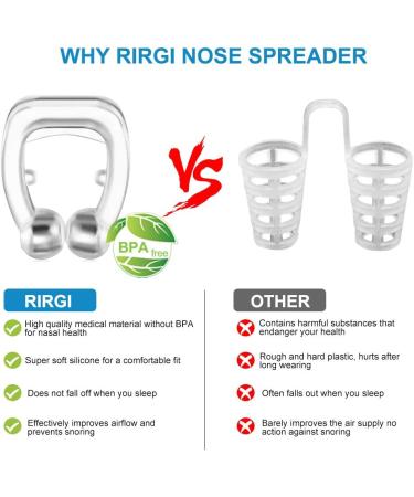 Silicone Magnetic Anti Snore Nose Clip - Set of 4 - Stop Snoring and Improve Sleep - Men and Women - Comfortable Sleeping Aid - Buy Online on GoSupps.com