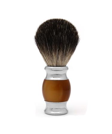 Shaving brush - pure badger hair - black tip