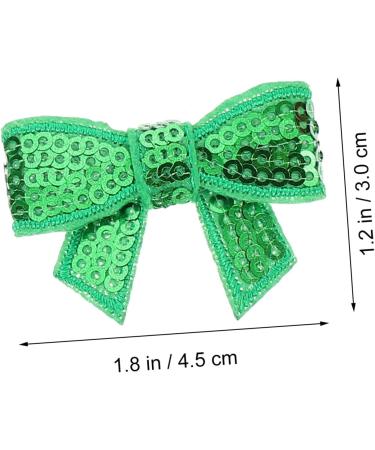 NUOBESTY 12pcs Diy Accessories Ornament Tiara Sequin Hair Bows Bowknot Diy Projects Bowties Clothing Hairpin - Buy Online on GoSupps.com