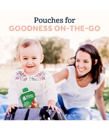 Gerber Organic Baby Food Pouches - WonderFoods Banana Red Berries Granola 3.5oz (Pack of 12) - Buy Online on GoSupps.com