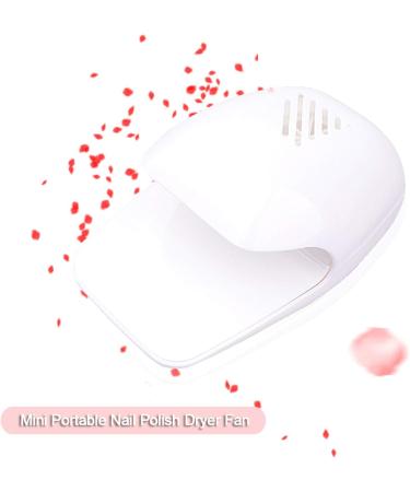 Coniya Mini Portable Nail Polish Dryer Fan | Fast Nail Art Drying Tool | White Nail Cooler for Perfect Manicure - Buy Online on GoSupps.com