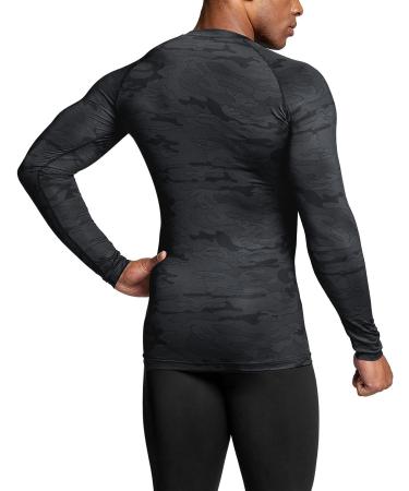 TSLA Men's UPF 50+ Long Sleeve Compression Shirts - Pack of 3 | Athletic Workout & Water Sports Rash Guard | Black/Urban Camo | Medium - Buy Online on GoSupps.com
