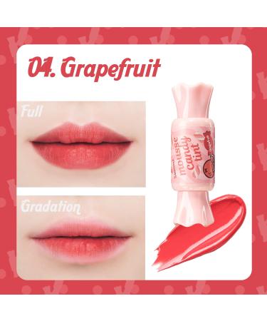 The Saem Mousse Candy Tint 04 Grapefruit - Long-lasting Lip Tint .08g - Buy Online on GoSupps.com