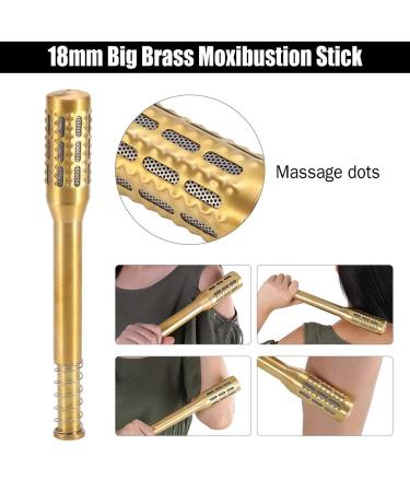 Moxa Roll Burner - Large Brass Moxa Roll Burner for Moxibustion Therapy & Massage | International Shipping Available - Buy Online on GoSupps.com