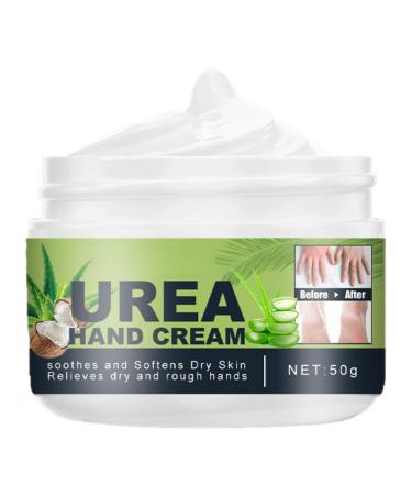 42% Urea Cream with 2% Salicylic Acid Urea Hand Cream for Dry Cracked Skin Repairs Rough Feet & Hands Moisturizes with Coconut & Aloe 50g