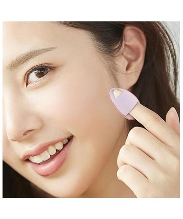 Buy WishLotus 6Pc Mini Finger Powder Puff Set - Drop-Shaped Makeup Sponges for Foundation & Setting | Reusable Loose Powder Puffs in Black & Pink - Perfect for Women & Girls | Fast International Shipping - Buy Online on GoSupps.com