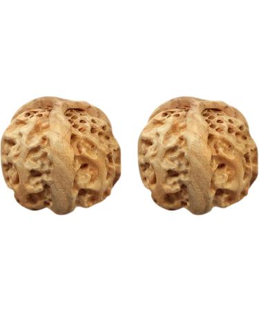 Unbit stressball baoding ball ball marble chinese balls for hands 1 pair of exercise balls walnut massage balls acupressure handballs (color: package)