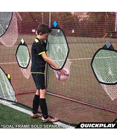 QuickPlay PRO Soccer Goal Target Net - 12x6' with 7 Scoring Zones for Shooting Practice - Buy Online on GoSupps.com