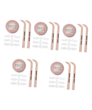 5 Sets Eye Makeup Aid Lash Stamp for Lower Lashes Eyelash Stencils Eyelash Stamp for Beginner Makeup Tool for Eyelash Makeup Tools Eyelash Stamp for Lower Eyelashes minkissy