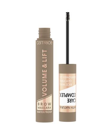 Catrice Volume & Lift Brow Mascara Waterproof eyebrow No. 020 blonde brown fixing natural vegan waterproof microplastics particles free (5ml) 020 blonde 5 ml (1 Pack)