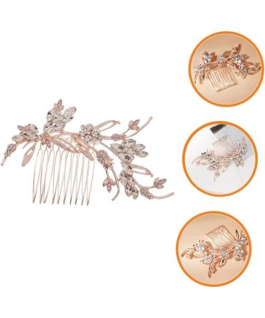 DOITOOL Bridal Comb Rhinestone Hair Comb Wedding Decorations for Ceremony Classical Pearl Trim Wedding Hair Accessories Hairpin Light Luxury Bridesmaid The Photo Zinc Alloy - Buy Online on GoSupps.com