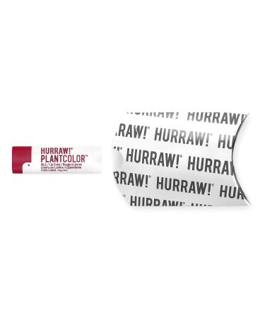 Hurraw! Plantcolor Lip Color No. 1 - Red Vegan Lipstick Balm - Made in USA - Buy Online on GoSupps.com