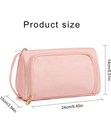 Trousse de toilette de grande capacit en cuir synth tique pour femmes et filles - Organiseur de maquillage de grande capacit pour femme Laiteux - Buy Online on GoSupps.com