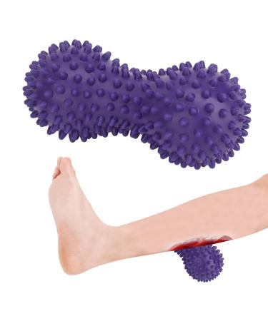 Yoga Massage Ball Foot Massage Ball Deep Tissue Massage Yoga Peanut Massage Ball Pointed Massage Ball