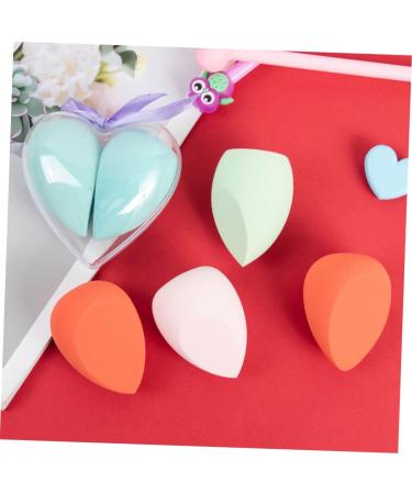 minkissy 3 Boxes Heart-shaped Makeup Sponge Cleaning Brush Cream Paint Tool Makeup Applicator Sponge Blending Sponge Blending Puff Girls Peach Heart Powder Hydrophilic Polyurethane Travel - Buy Online on GoSupps.com