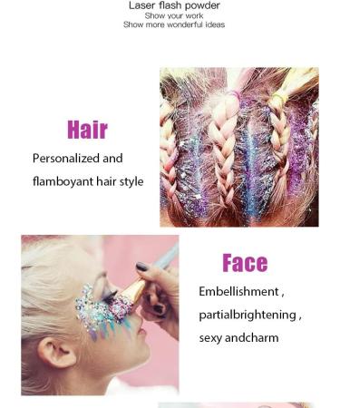  Beliky Girl Glitter gel for the body body glitter liquid glitter gel liquid mermaid glitter holographic glitter gel for face hair nails (fuchsia) - Buy Online on GoSupps.com