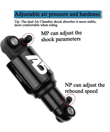 EXA Form A5 RR1 Dual Chamber Air Shock Absorber | 190mm x 50mm for MTB/Scooter/E-bike - Buy Online on GoSupps.com
