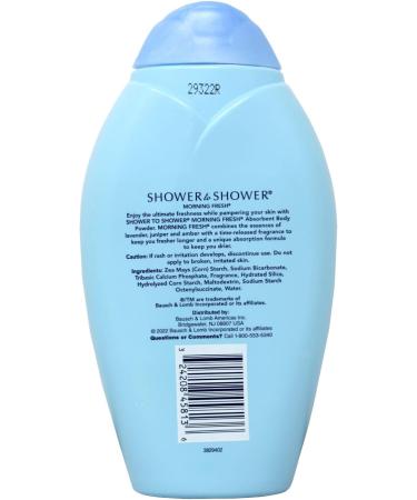 Buy SHOWER TO SHOWER Body Powder Morning Fresh 13 oz - Pack of 10 | International Shipping Available - Buy Online on GoSupps.com