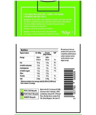 by Amazon Guacamole 150g - Buy Online on GoSupps.com