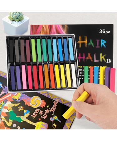 AUklOPVZZ Girl Temporary Hair Color Dyeing Chalk Hair-styling Dye Stick Performance Beauty Professional Hairdresser Barbershop 24 Colors Long - Buy Online on GoSupps.com