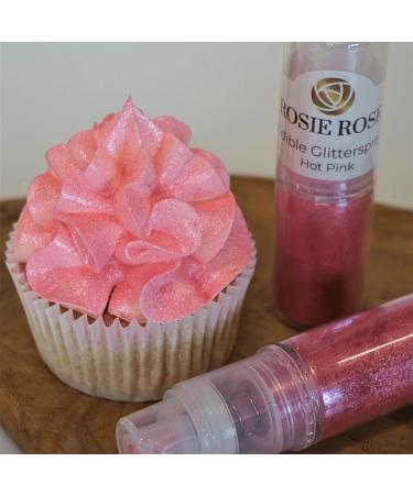 Shop Glitter Spray 5g - Edible Hot Pink Glitter for Cake & Muffin Decoration | ROSIE ROSE - Buy Online on GoSupps.com