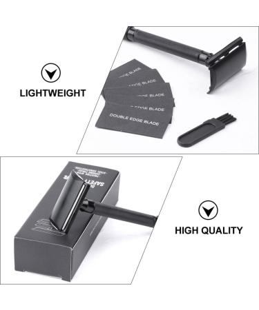 Beavorty Manual Butterfly Safety Razor Set for Men - Reusable Double-Edged Stainless Steel Blades - Buy Online on GoSupps.com