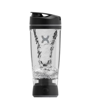 PROMiXX Original Shaker Bottle - Battery-powered for Smooth Protein Shakes - BPA Free, 20oz Cup Black