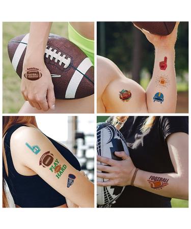 60pcs Temporary Tattoos: Waterproof Body Art Stickers for Fan Games & Events - Football Designs for Boys, Girls, Men, Women - Party Favors & Scholl Rewards - 10 Sheets - Buy Online on GoSupps.com