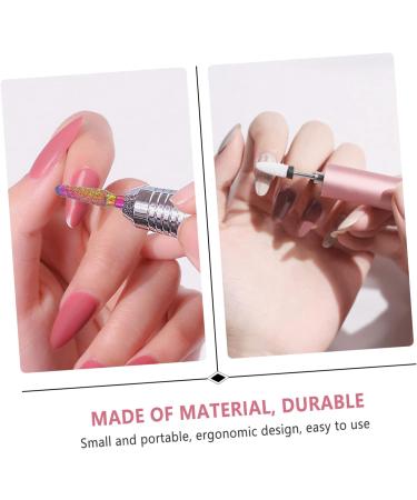 POPETPOP 1 nail polish set nail drill bits nails kits nail grinding head nail file manicure tool electric nail drill nail kit nail bit Nail Drill Grinding Tool Nail supplies Metal colorful - Buy Online on GoSupps.com