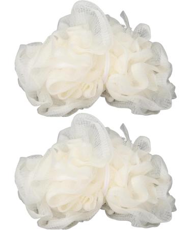 2Pcs Exfoliating Shower Ball & Bath Brush Set - Mesh Pouf Body Scrubber & Gloves for Ultimate Skin Care | International Shipping - Buy Online on GoSupps.com