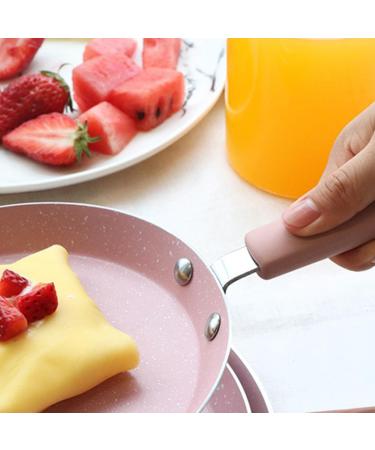 OUNONA 2pcs Tortillas Pan Plates with Handles Non Stick Pots and Pans Mini Tortillas Frying Pan Utensil Non Stick Cooker Japanese Omelette Pan Metal Cooking Mini Pan Pancake Pan Egg 22X34X5x2pcs Pinkx2pcs - Buy Online on GoSupps.com
