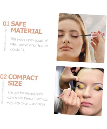 Healeved 2pcs Liquid Eyeliner Lashes Glue Liquid Liner Black Eyeliner Magnetic Eyeliner Sticky Eyeliner Liquid Eye Liner Eyeliner Pen Eyeliner Liquid Eye Makeup Eye Liners Black Makeup - Buy Online on GoSupps.com