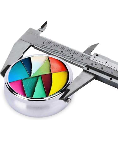 Round Pill Box Organizer - 3 Compartment Portable Travel Pill Holder for Easy Medication Management - Buy Online on GoSupps.com