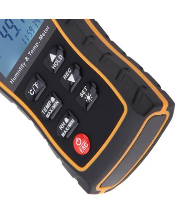 SW-572 Digital Thermometer & Hygrometer - Accurate Temperature & Moisture Monitor with Data Storage for Indoor/Outdoor Use - Buy Online on GoSupps.com