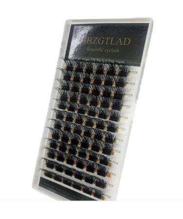 72 Cluster Lashes Natural Soft Ribbon Eyelashes Extension Fluffy Wispy False Lashes DIY Lightweight Reusable 12MM 3D (MIX Length 8-16 D Curl)