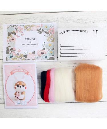 BAGERLA Needle Felting Kit - Complete Tools and Supplies for Beginners - DIY Animals Wool Felting Kit for Kids - White - Buy Online on GoSupps.com