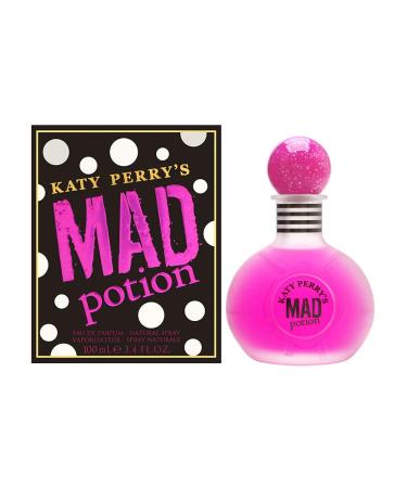 Katy Perry Mad Potion Eau De Parfum Spray for Women 3.4 Fl Oz (Packaging May Vary) Vanilla 3.4 Fl Oz (Pack of 1)