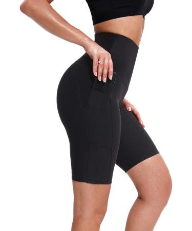 NELEUS Women's High Waist Yoga Shorts XXL 3-Pack with Tummy Control and Pocket - Buy Online on GoSupps.com
