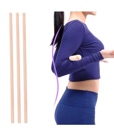 Yctze 3-Piece Set of Open Shoulder Back Corrector AntiHunchback Body Training Fitness Yoga Aid 2x70cm Rod Stretching - Buy Online on GoSupps.com