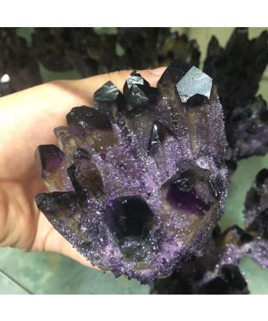 Room Decoration Natural Crystals and Stones Natural Amethyst Quartz Crystal Cluster Phantom Quartz Raw Specimen for Home Decoration for Decoration (Color : 700-800g) - Buy Online on GoSupps.com